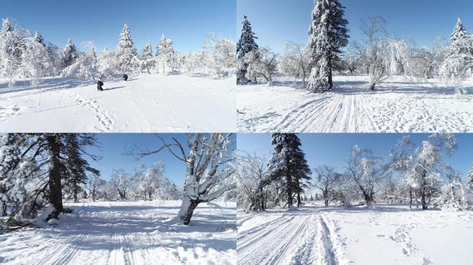 哈尔滨 五常市 凤凰山 雪山 雪