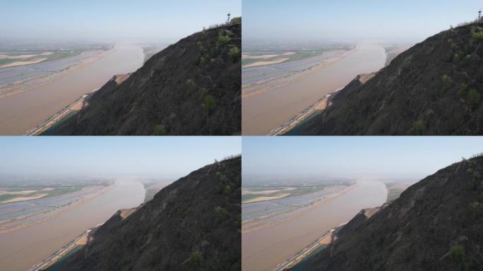 高清实拍：百里黄河生态廊道自然风貌A