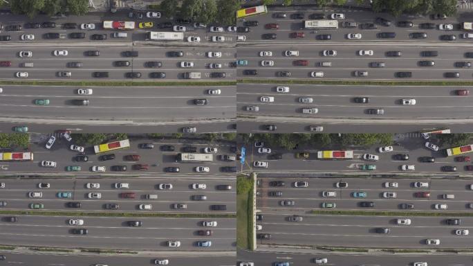 广州道路航拍