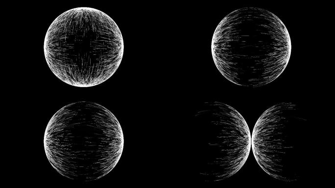 抽象球形背景白色球体粒子球体纹理球体