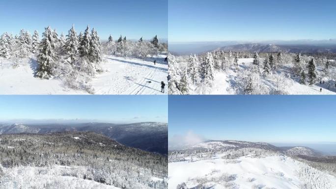 哈尔滨 五常市 凤凰山 雪山 雪