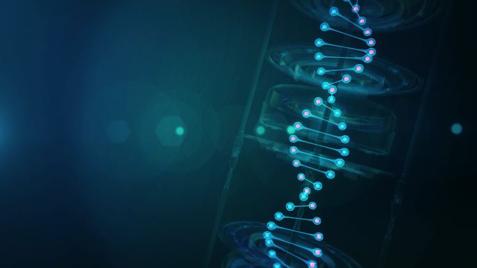 DNA背景人体生物基因生命密码