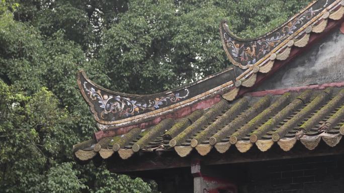 海南雷州半岛雷祖祠特写组合