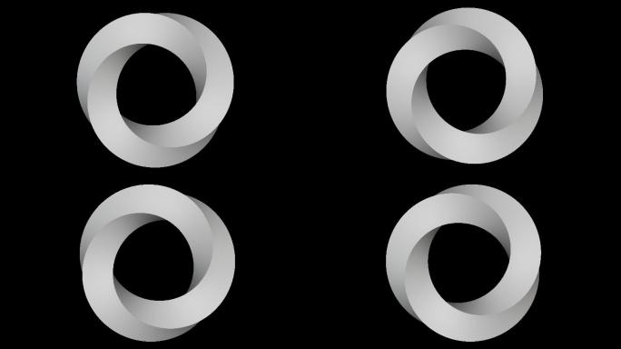 旋转圆环动画素材视频元素