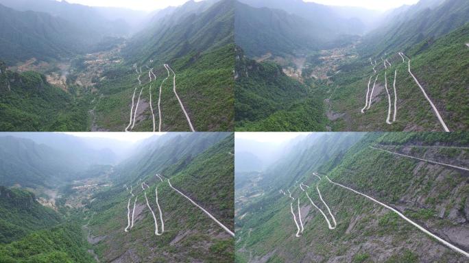 壁挂天路 双河 乡村旅游 山路十八弯