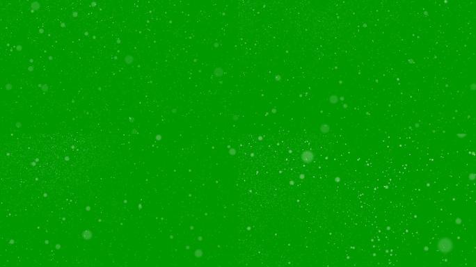 抽象背景绿屏绿幕雨雪