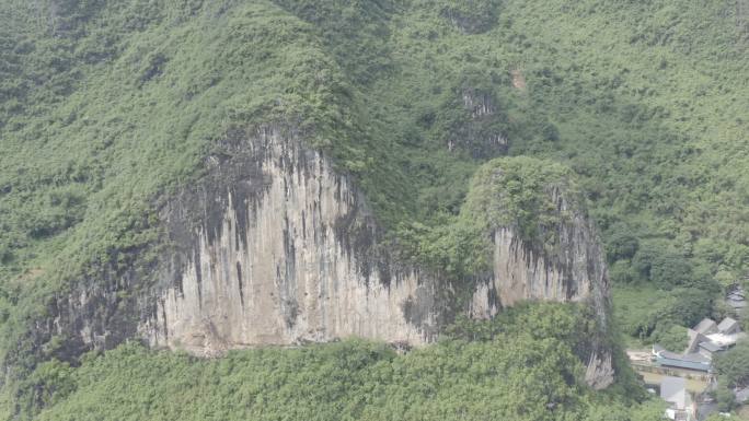 4K-Log-航拍悬崖峭壁