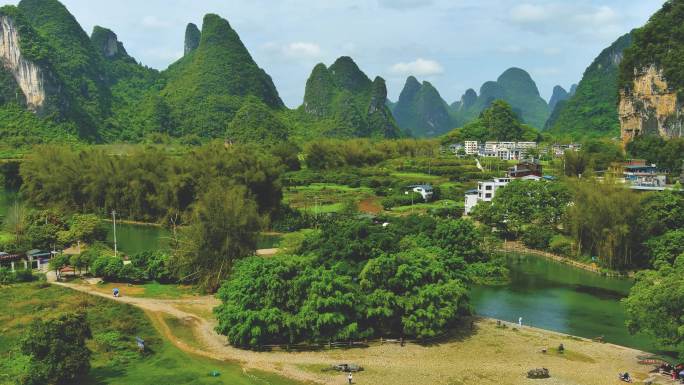 4K航拍阳朔山水