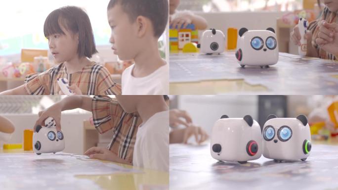 儿童玩机器人科技创客课堂编程课堂科学兴趣