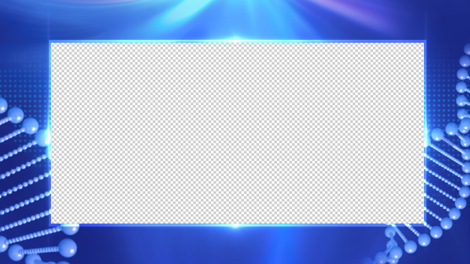 医疗蓝色医学dna科研科学科技框框背景