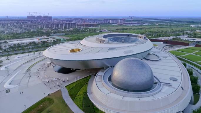 4k航拍上海天文馆