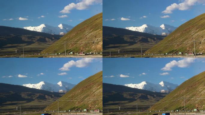 春天青藏铁路（青藏公路）沿线风光