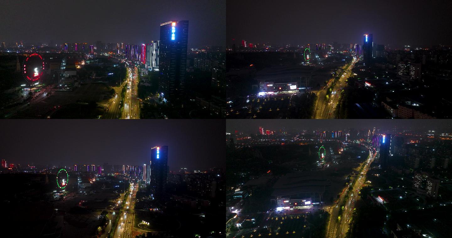 5K长沙三一大道广电大楼夜景