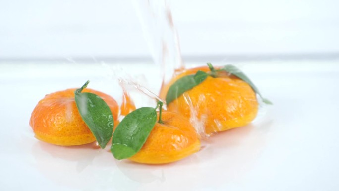 砂糖橘 柑橘 桔子 水中水果
