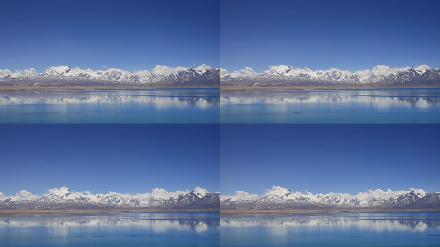 西藏日喀则聂拉木县佩枯措湖延时拍摄