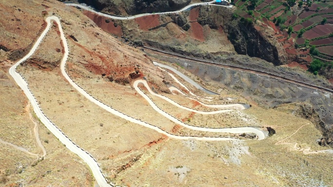 B124 山路 大自然风光 大自然景色