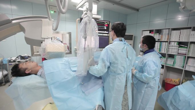 CT杂交手术室 复合手术室 CT移动素材