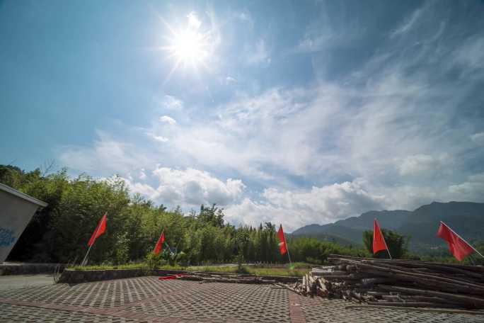 延时 乡村  福州  风景