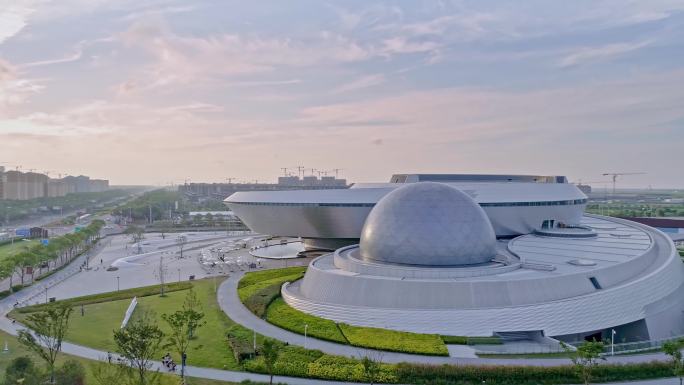 4k航拍上海天文馆