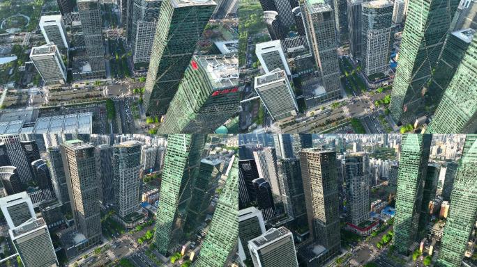 福田区福华三路航拍