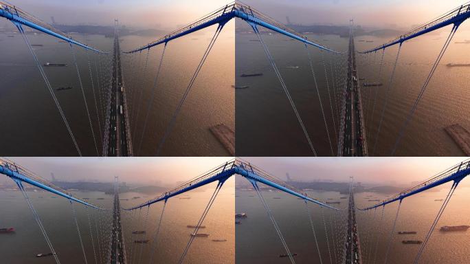 江阴大桥桥顶延时摄影