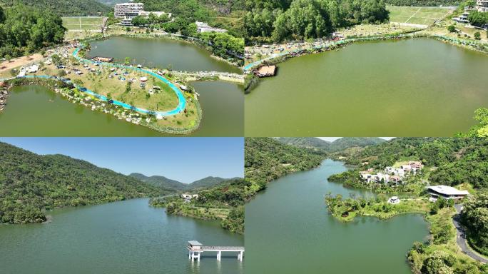 广州黄埔区免费露营公园+水声水库全景