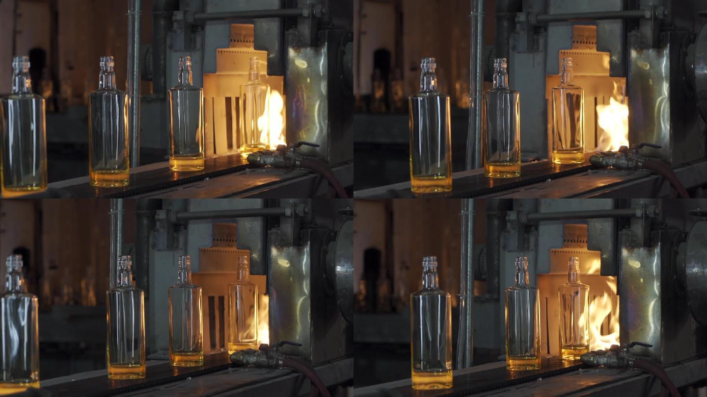 烧制玻璃瓶生产线