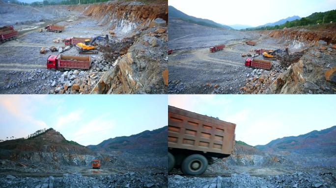 矿山挖掘开采运输