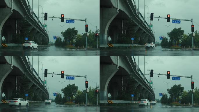 雨天行驶，雨中停车，雨后路面