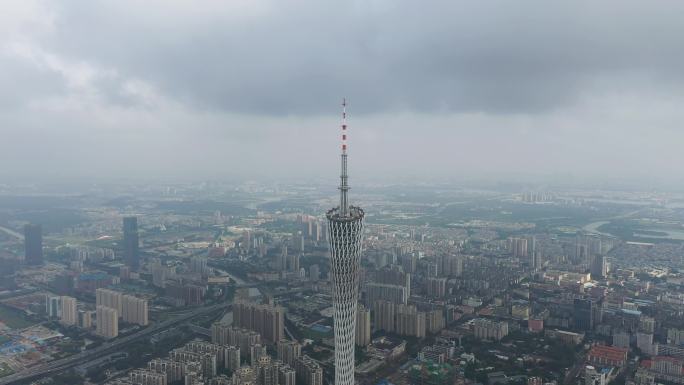 广州塔环绕航拍
