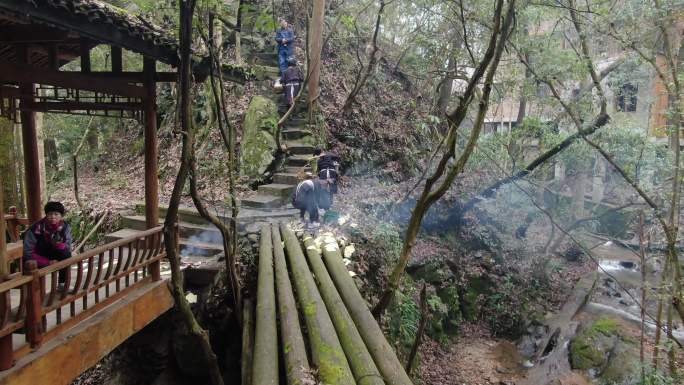 4K 反排苗寨祭桥节传统节日