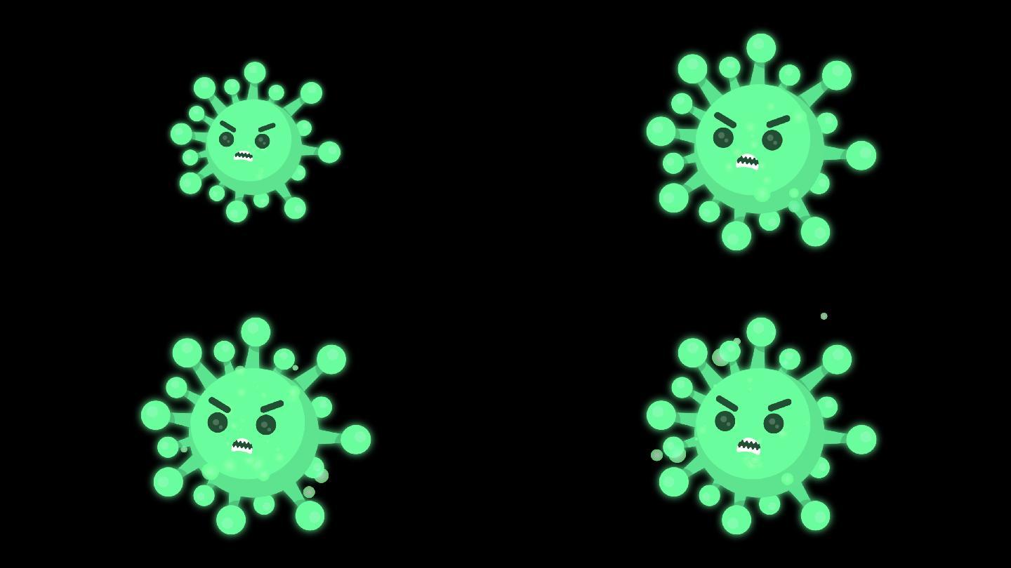 绿色病毒表情