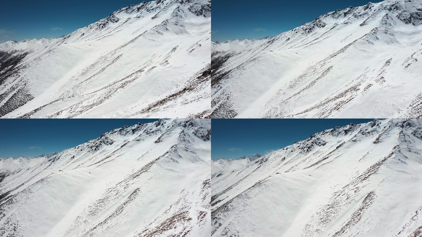 雪山视频青藏高原雪山近景