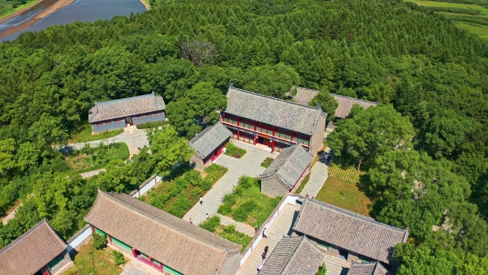 中国吉林叶赫那拉城清代古代建筑城市景点