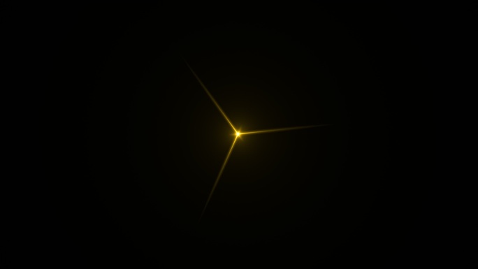 金色黄色星光旋转闪烁带通道