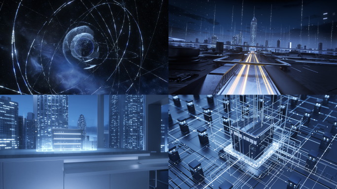 含【成品】科技网络大数据区块链片头_工程