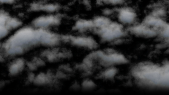 流动的白云动画文件-透明背景