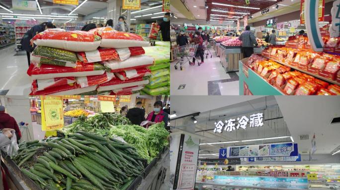 4K上海疫情下的超市商场