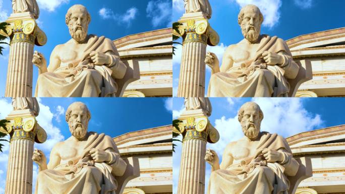 柏拉图，古希腊哲学家，延时