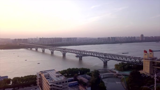 南京长江大桥航拍C023