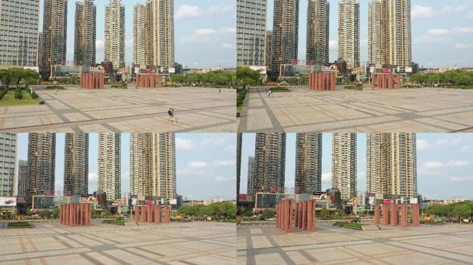 4K航拍广州增城合汇广场