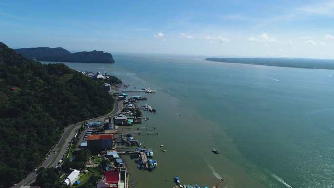 马来西亚沙巴海滩风景