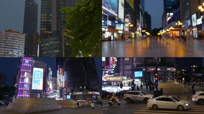 城市夜景街道