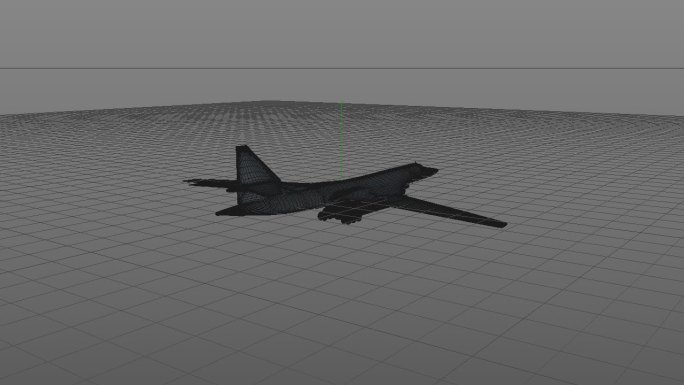 白天鹅轰炸机OBJ模型