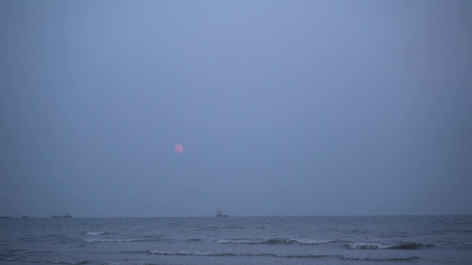 海上明月大海月亮夜色夜晚