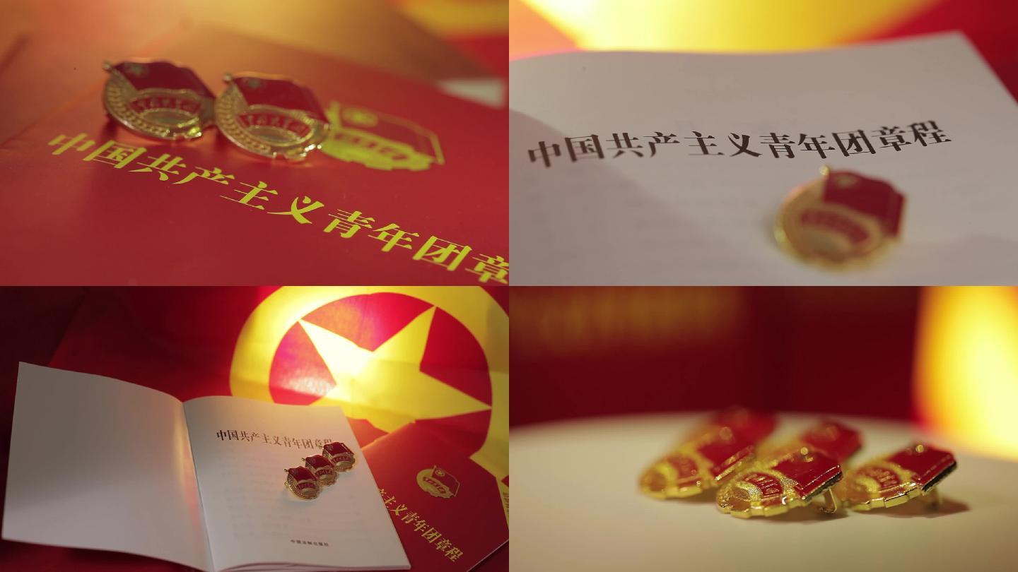 五四青年节中国共青团团旗团徽团章