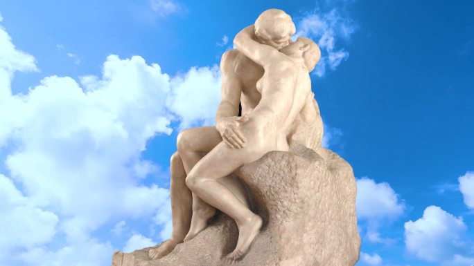 罗丹著名雕塑《吻》