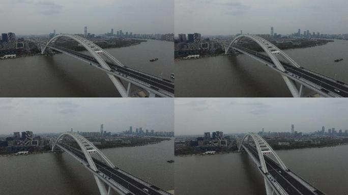 4K上海疫情南浦大桥航拍