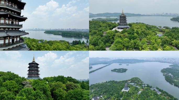 4K杭州西湖雷峰塔