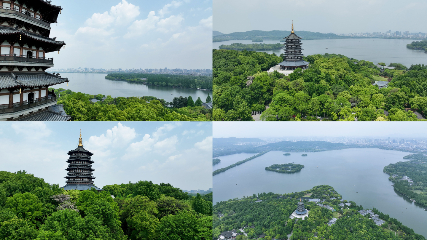 4K杭州西湖雷峰塔